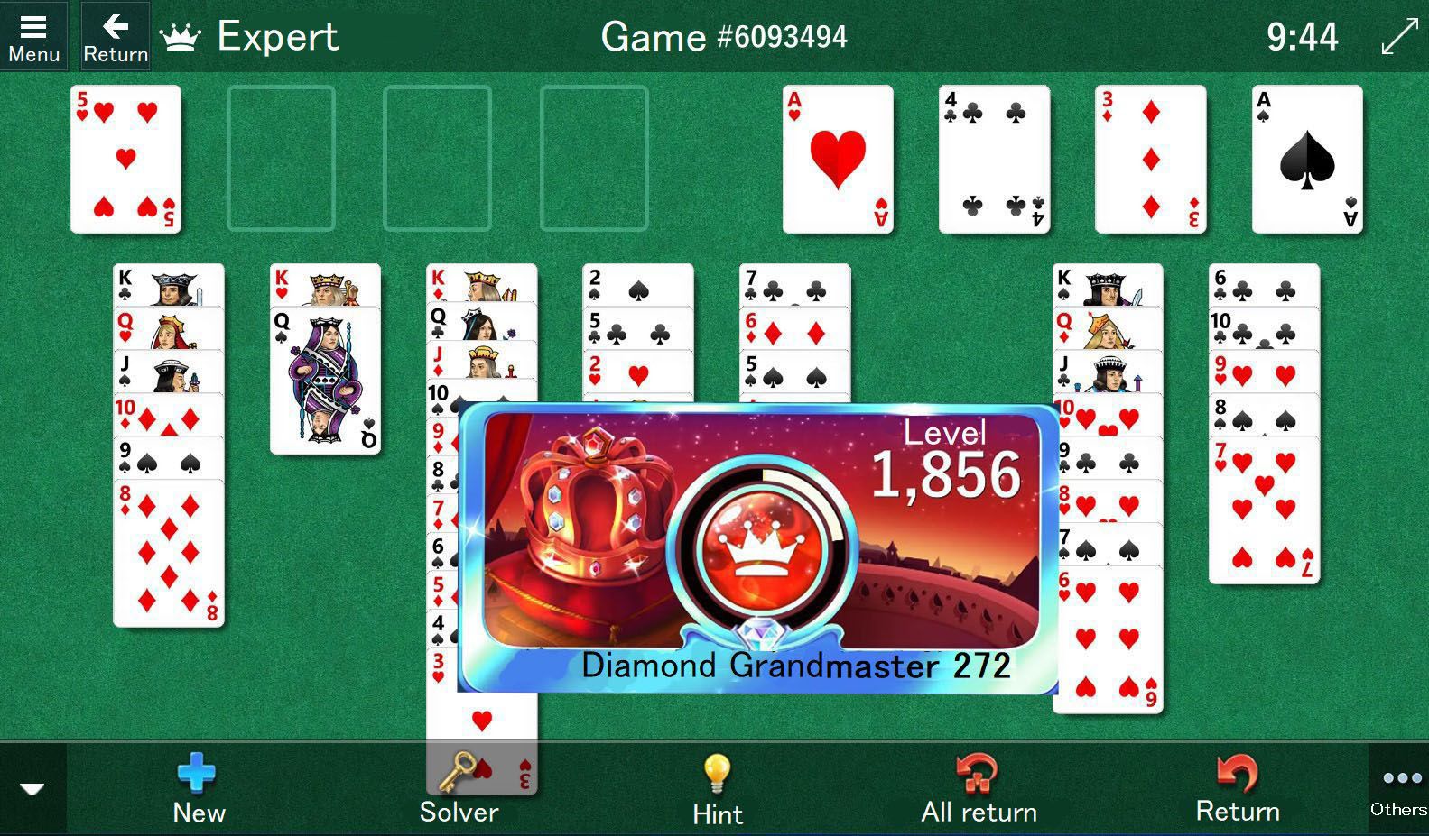 Highest Score In FreeCell, World Record